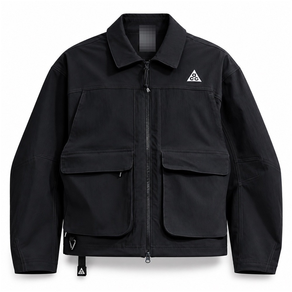NEW Nike ACG Smith Summit Womens Canvas Jacket Black HV0583 Size Large NWT $235